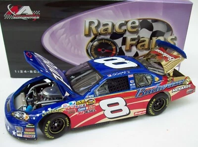 Dale Earnhardt Jr 2007 Budweiser Stars Stripes #8 Chevy QVC dorado cromo 1/24 nuevo Foto 1 de 4