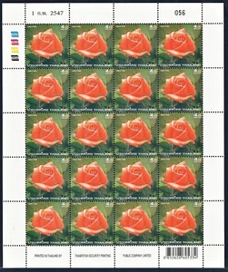 Thailand Stamp 2004 Rose 3rd Series FS - Picture 1 of 1