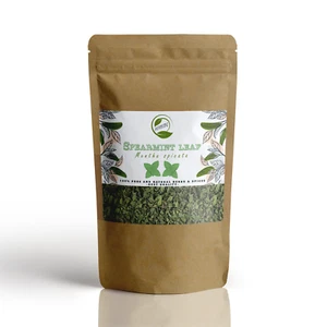 Hojas de menta verde premium corte seco suelto - 100 % natural - Mentha Spicata - Imagen 1 de 7