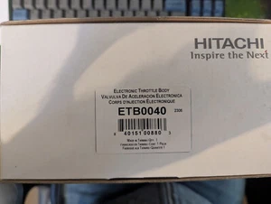 Hitachi ETB0040 Fuel Injection Throttle Body - Picture 1 of 4