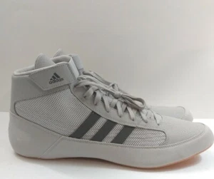 Adidas Men's HVC 2 Wrestling Shoes AC7502 Grey / Gum Men’s US Size 14.5 - Picture 1 of 12