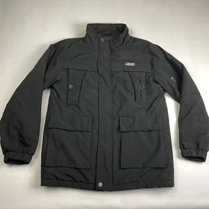 Wantdo Youth Jacket Size 10/12 Black Cargo 5 Pockets Full Zip Fleece Lined Coat - Picture 1 of 9