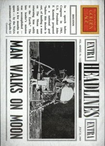 2012 Panini Golden Age Headlines #8 Apollo 11 - NM-MT