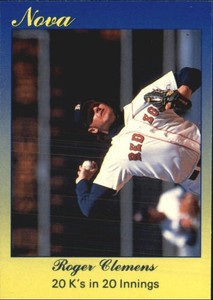 1990 Star Nova #115 Roger Clemens Red Sox  /500 C45799