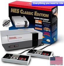 Authentic Brand New Nintendo Classic Edition NES Mini Game Console with 30 Games