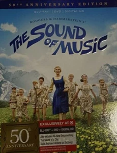 BRAND NEW The Sound of Music  50th Anniversary TARGET Blu-Ray + DVD + Digital HD - Picture 1 of 1
