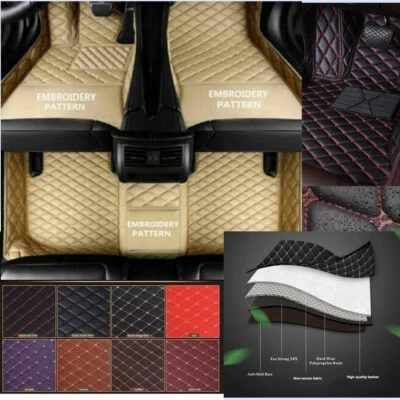 Fit Mercedes-Benz E-Class Sedan Car Floor Mats Auto Carpets Custom Waterproof — 第 1/4 张图片