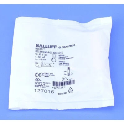 1pieces new BALLUFF BES M18MI-POC80B-S04K Proximity switch Fast Delivery - Image 1 of 3