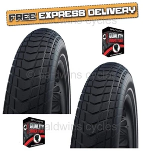 Schwalbe SUPER MOTO-X 20 x 4.0 BLACK Fat Bike 100-406 TYRE s TUBE s - Picture 1 of 16