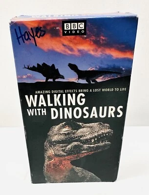 WALKING WITH DINOSAURS VHS Home Video Cassette Amazing Digital Effects (2 Tapes) - Image 1 of 4