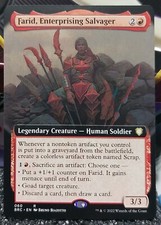 Farid, Enterprising Salvager Borderless 060 Brothers' War Commander MTG Card