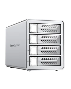 Aluminum 4 Bay RAID Festplattengehäuse, USB 3.0 SATA Externe Festplatte Gehäuse - Afbeelding 1 van 13