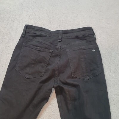 Rag & Bone No Fade Black Cate Ankle Skinny Stretch Jeans Womens Size 27 - Image 1 of 4