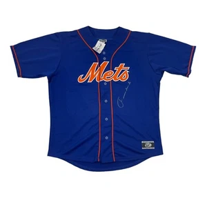 New York Mets Fernando Martinez Autographed Signed Baseball MLB Jersey Blue - Picture 1 of 15