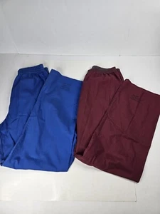 2 Medline Medcrest Medical Scrub Cotton Flat Front Hospital Caretaker Size M - Picture 1 of 11