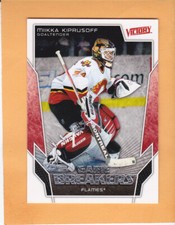 MIIKKA KIPRUSOFF #GB47 2007 08 UPPER DECK VICTORY GAME BREAKERS FLAMES NM-MT 