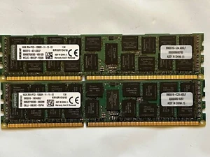 KINGSTON 32GB (2x16GB) PC3-12800R 1600MHz DDR3 ECC Registered Memory KVR16R11D4 - Picture 1 of 1