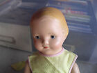 Vintage 1930s Effanbee Composition Cloth Girl Baby Dainty Girl Doll 14" Tall 