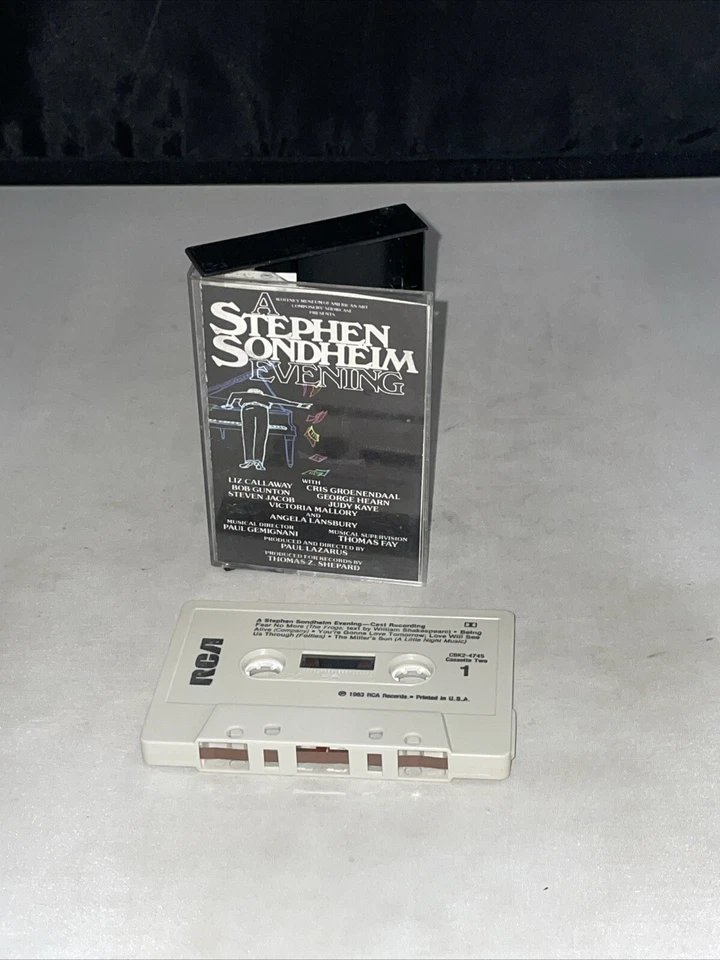 A Stephen Sondheim Evening Cast Recording 1983 Cassette Tape Album - Image 1 of 1