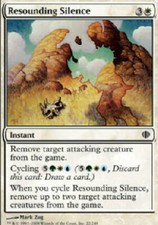 RESOUNDING SILENCE FOIL X4 4 4X Shards of Alara MTG Magic Cards DJMagic