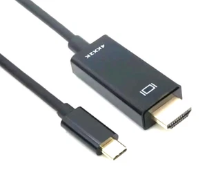 Cable USB 3.1 tipo C a HDMI de 6 pies 4k@60hz para monitor de computadora proyector HDTV - Imagen 1 de 3
