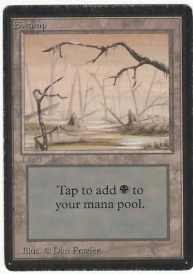 Beta MTG  Swamp A Magic MP - Image 1 of 2