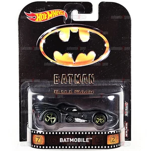 2017 Hot Wheels BATMOBILE Michael Keaton 1989 Batman - HW 1:64 Retro Ent DWJ75 - Picture 1 of 2