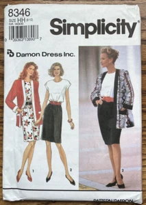 Simplicity Muster 8346 Misses Kleid & ungefütterte Jacke Gr. 6-12 - Bild 1 von 4
