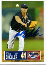 Walker Sheller 2018 Northwest Arkansas Naturals Signed Card