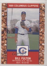 1989 Cracker Jack Columbus Clippers Police Bill Fulton #3