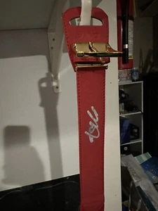 Mike Trout Autographed TEAM ISSUED Belt - MLB AUTHENTICATION AUTO🔥🔥 - Picture 1 of 8