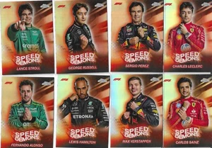 SPEED DEMONS TOPPS CHROME 2024 F1 - BULK - LOT - Picture 1 of 20