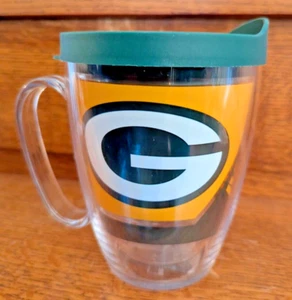 Tervis Green Bay Packers Double Walled Insulated 16oz Mug with Handle Lid - Picture 1 of 4