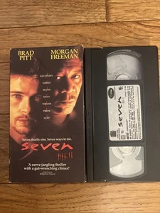 Seven (VHS, 1995) Crime Thriller Buy 2 Get 1 Free - Picture 1 of 2