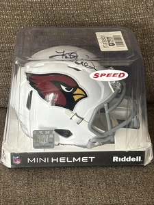 Cardinals Kurt Warner authentisch signierter Speed Mini Helm BAS Zeuge - Bild 1 von 12