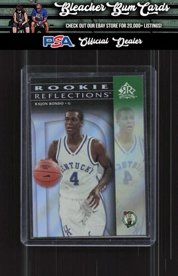 2006-07 Upper Deck Reflections 126 Rajon Rondo Rookie #/399 - Image 1 of 2