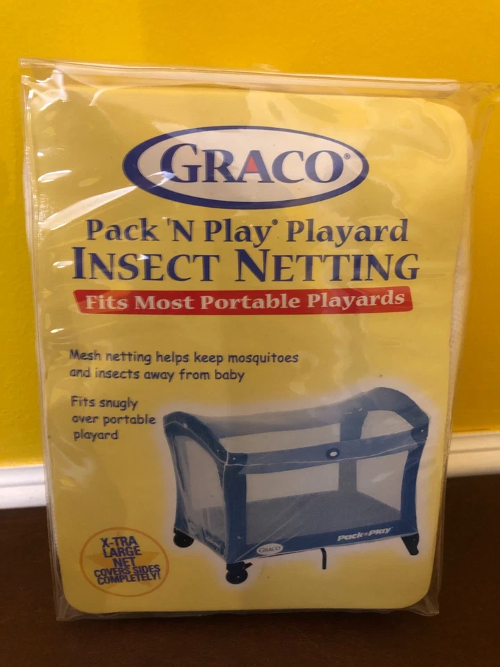 Nuevo Graco Baby Pack 'N Play Playard XL 2002 cubierta de red contra insectos 50402T Foto 1 de 4