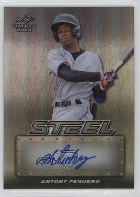 2023 Leaf Trinity Steel /15 Antony Peguero #S-AP1 Auto - Image 1 of 2