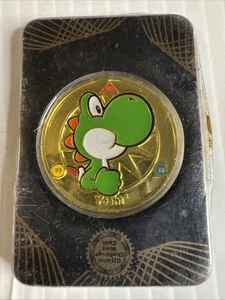 Super Mario Bros. Yoshi Gold Official Challenge Coin - Bild 1 von 2