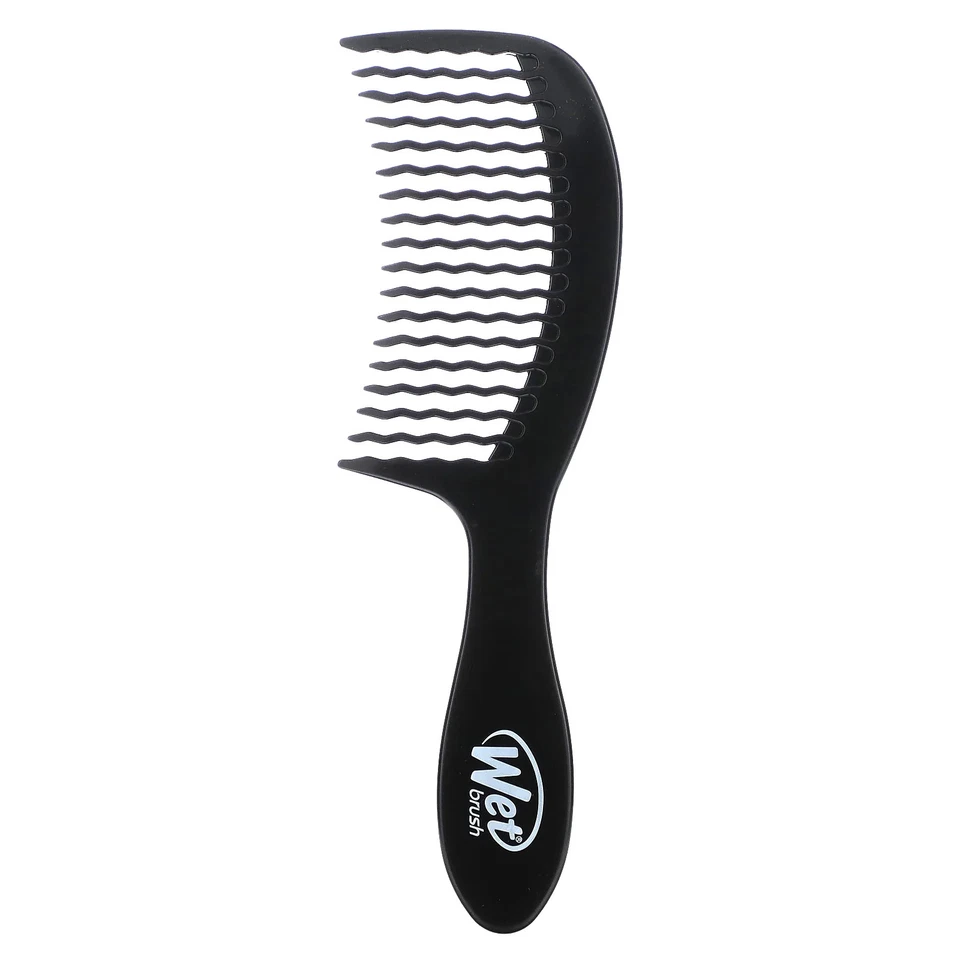 Wet Brush Detangling Comb - # Black 1pc Combs