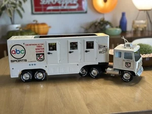 Vintage NYLINT 1980 ABC Wide World of Sports Winter Games TV Semi TRUCK Metal - Picture 1 of 7