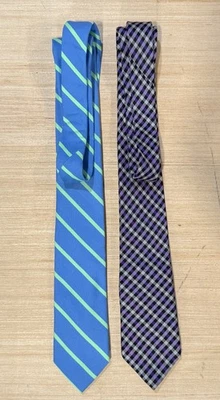 Vintage Lot of 2 IZOD Ties Neckties Tie Striped  - Image 1 of 3