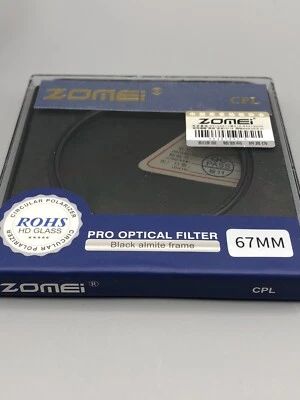 Zomei 67mm Wide Band Pro C-PL Lens Filter - Image 1 of 2