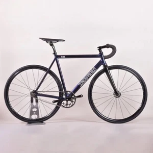 Cycling Fixed Gear Bike Single Speed Bicycle Carbon Fiber Fork 700C Wheels New - Picture 1 of 12