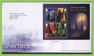 G.B. 2020 Sherlock Holmes m/s Royal Mail First Day Cover, Baker Street - Picture 1 of 1