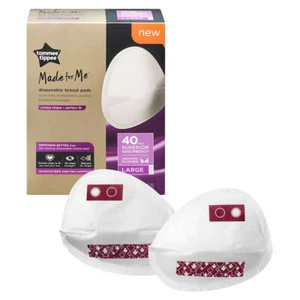 40pc Tommee Tippee Made For Me Disposable Leak Proof Breast Pads Daily Large - Picture 1 of 4
