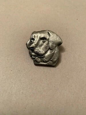 Pewter胸针拉布拉多猎犬领带 — 第 1/2 张图片