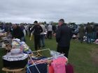 PHOTO  OLD DAIRY FARM CAR BOOT SALE DAUNTSEY LOCK A CAR BOOT SALE USED TO BE HEL