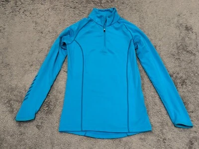 Pullover informal Helly Hansen 1/4 cremallera rendimiento activo para mujer pequeño azul Foto 1 de 4
