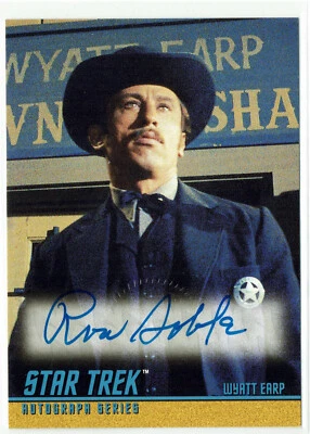 Star Trek The Original Series TOS Season 3 Autograph Card A66 Ron Soble  - Image 1 of 2